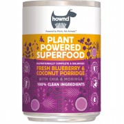 Frischer Heidelbeer-Kokos-Porridge mit Chia und Hafer NICHT BIO 375g Hund Nassfutter Hownd