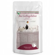 Bio Lebertöpfchen (79%  Geflügelleber 20 % Hühnerherzen 1 % Flohsamen) 100g Katze Nassfutter Herrmann