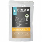 Bio Huhn mit Kokos und Zucchini 100g Katze Nassfutter Liebesgut