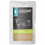 Bio Lamm mit Kokos und Birne 100g Katze Nassfutter Liebesgut