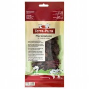 Pferdesalami in Scheiben 100g NICHT BIO Hund Snack Terra-Pura