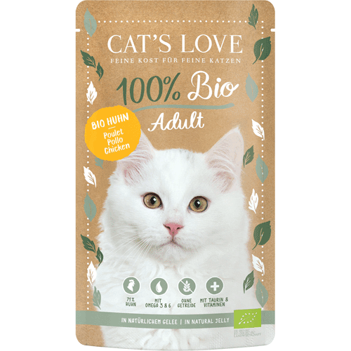 Bio Huhn Adult 100g Katze Nassfutter Cat